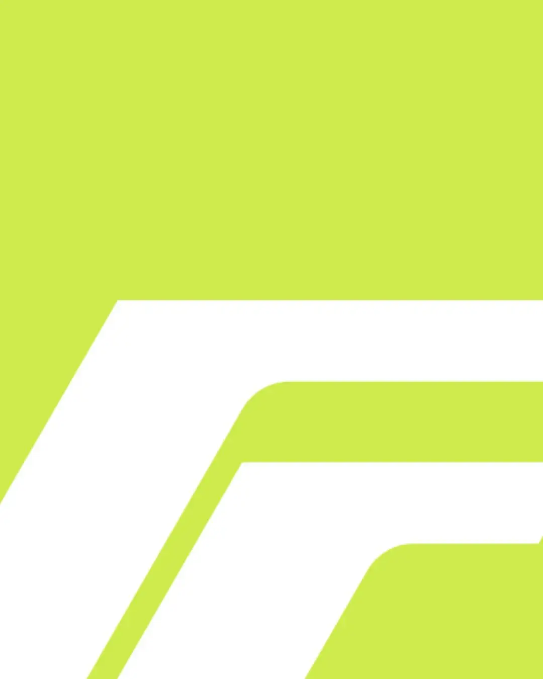 Graphic detail of the Faze.One logo with white lines on a neon green background